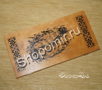 Нарды шелкография "Малые-тонированные"